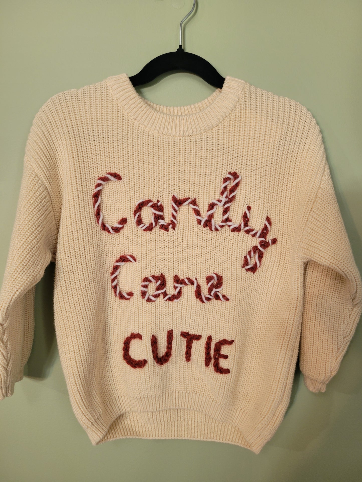 Candy Cane Cutie Sweater