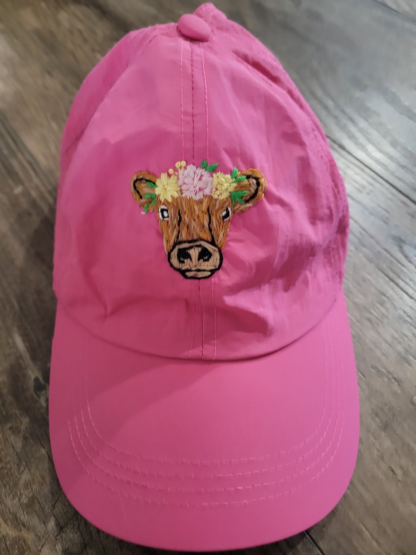 Baseball Cap with Cow