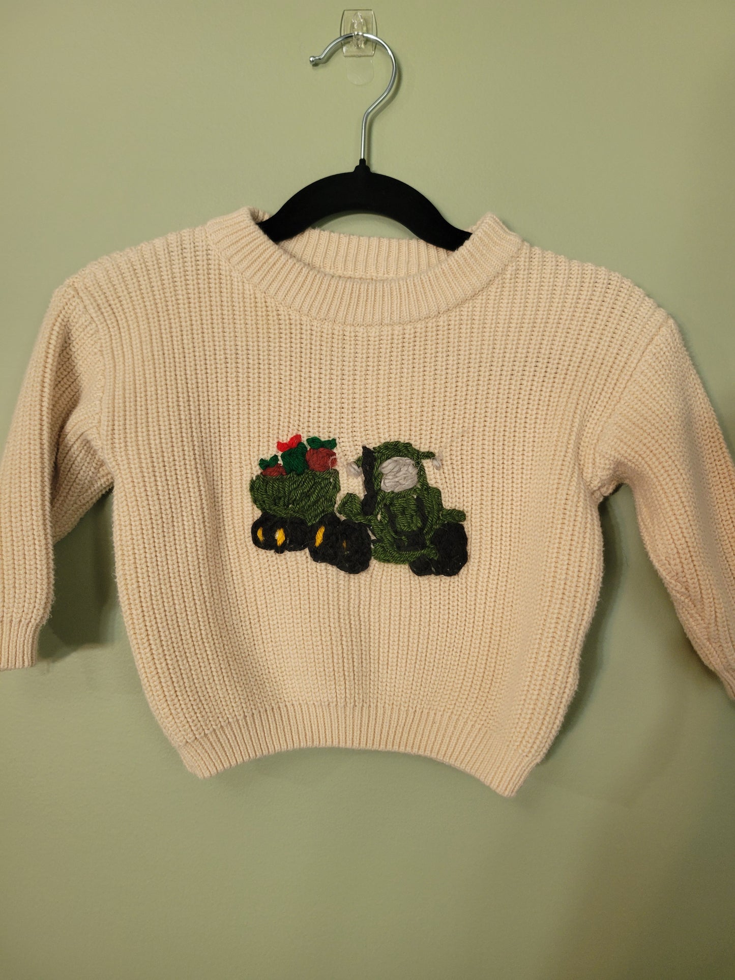 Christmas Tractor & Grain Cart Sweater