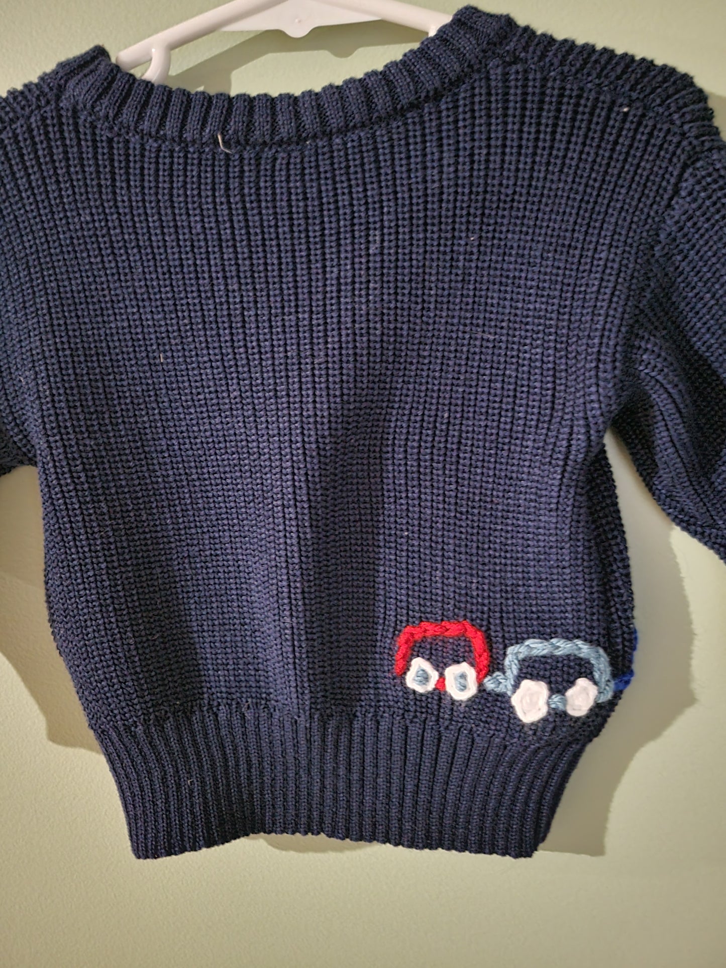 Sweater with Train & Pocket-9month