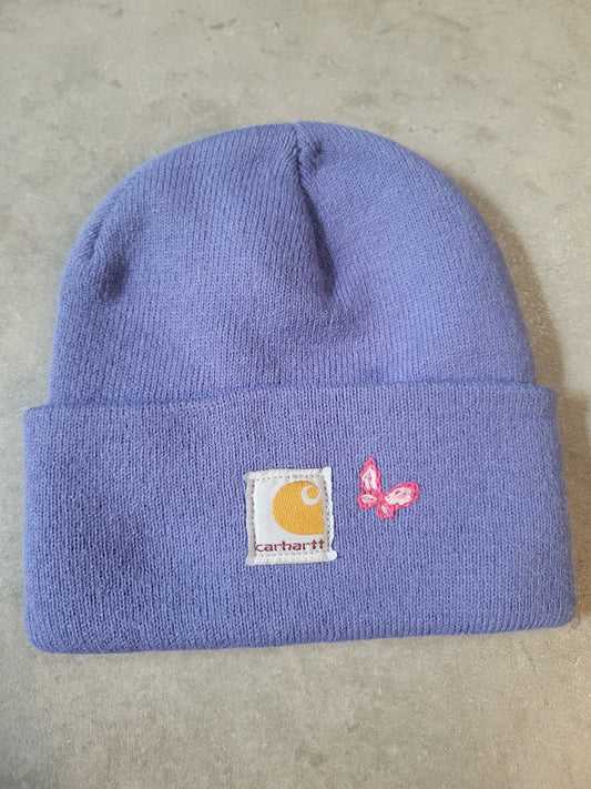 Youth Winter Beanie with Butterfly