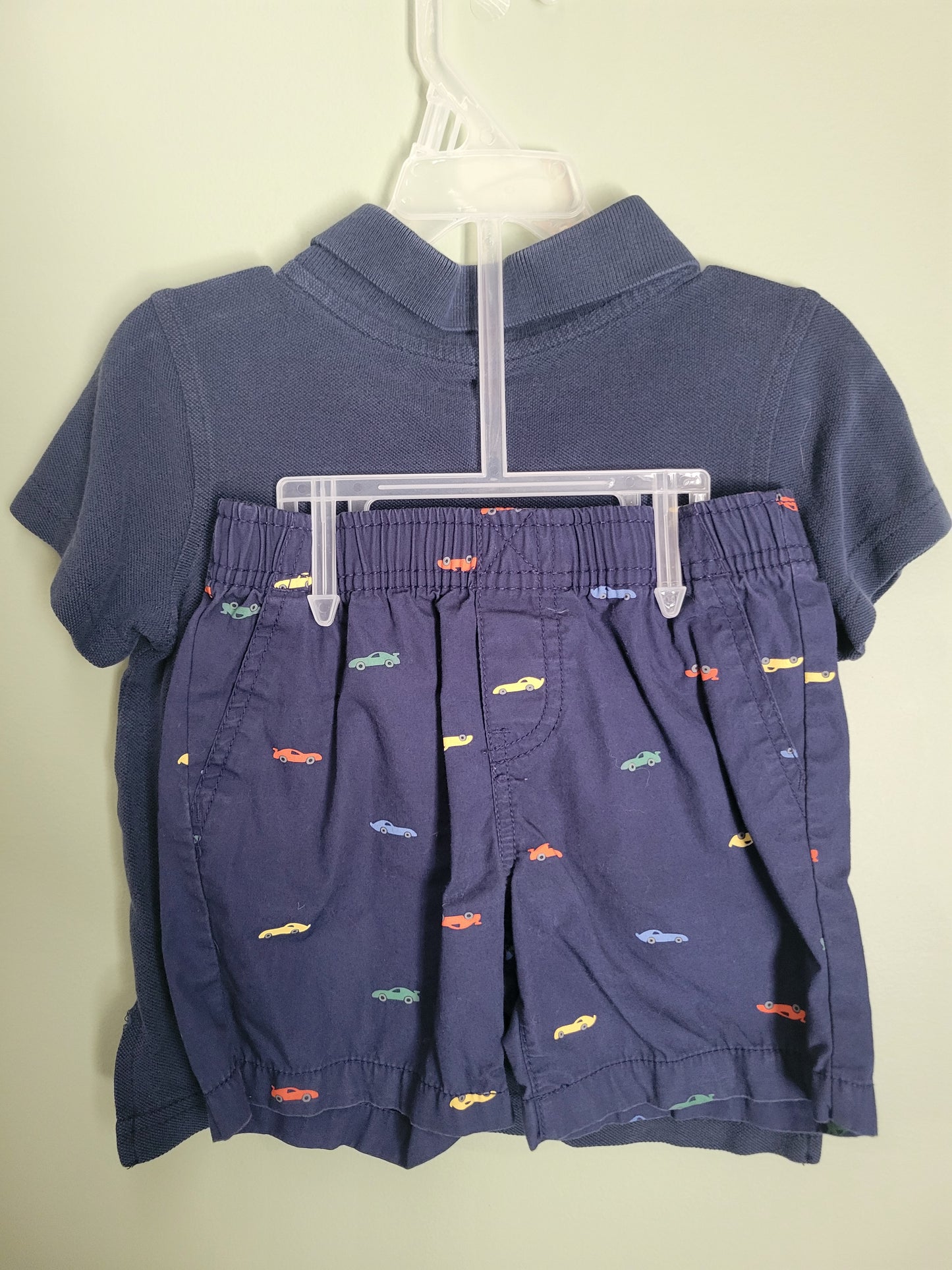 Car Polo Short Set-2T