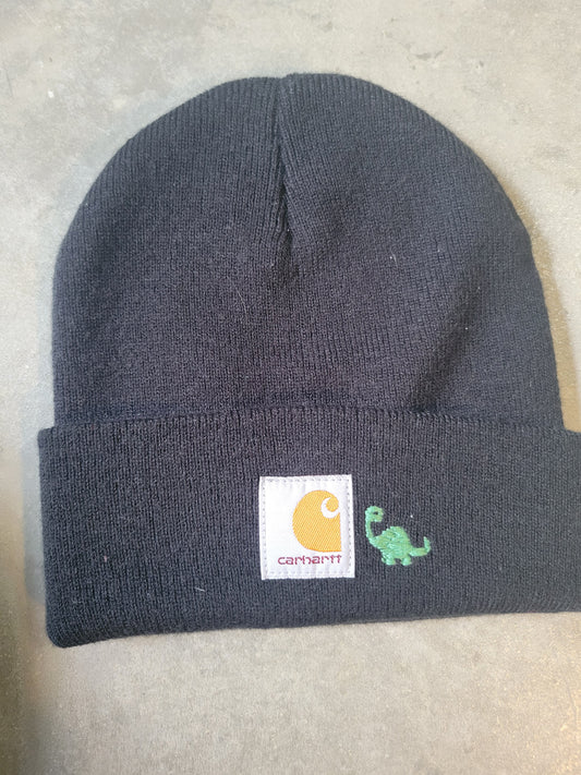 Youth Winter Beanie with Dinosaur