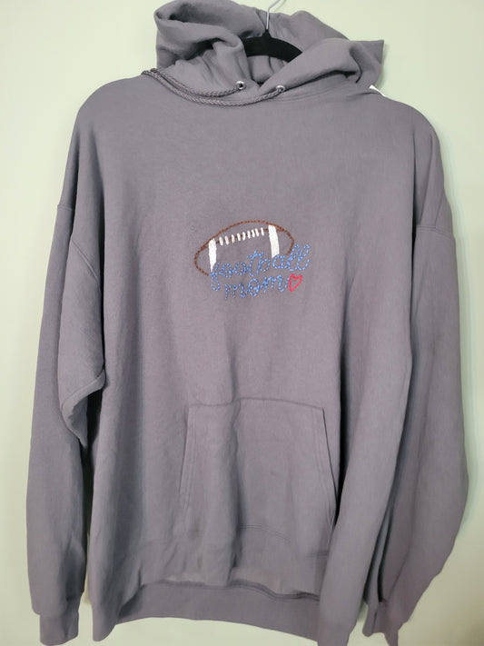 Adult Football Mom Hoodie