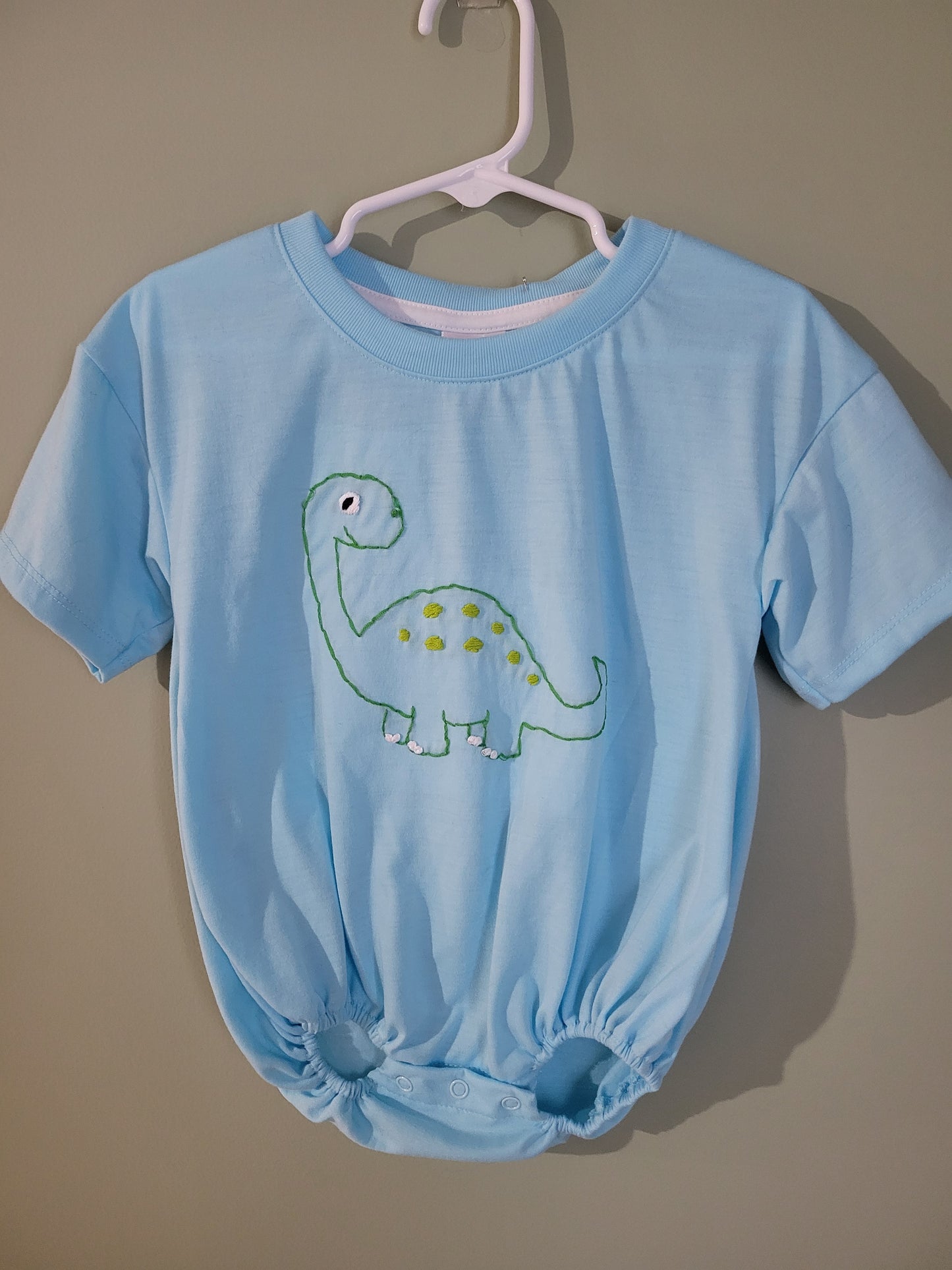 Dinosaur Bubble Romper-12month