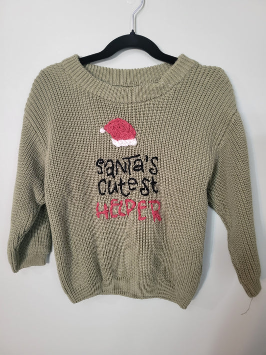 Santa's Cutest Helper Sweater