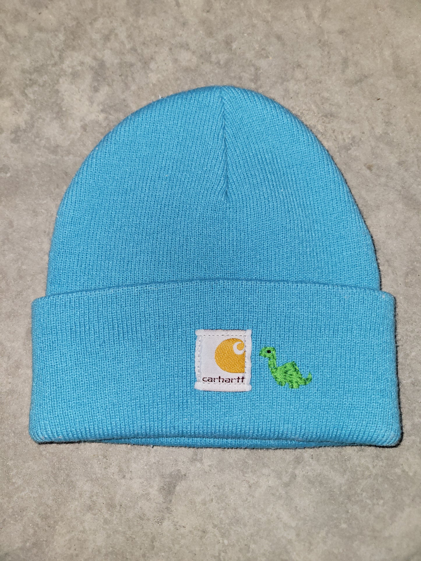 Youth Winter Beanie with Dinosaur