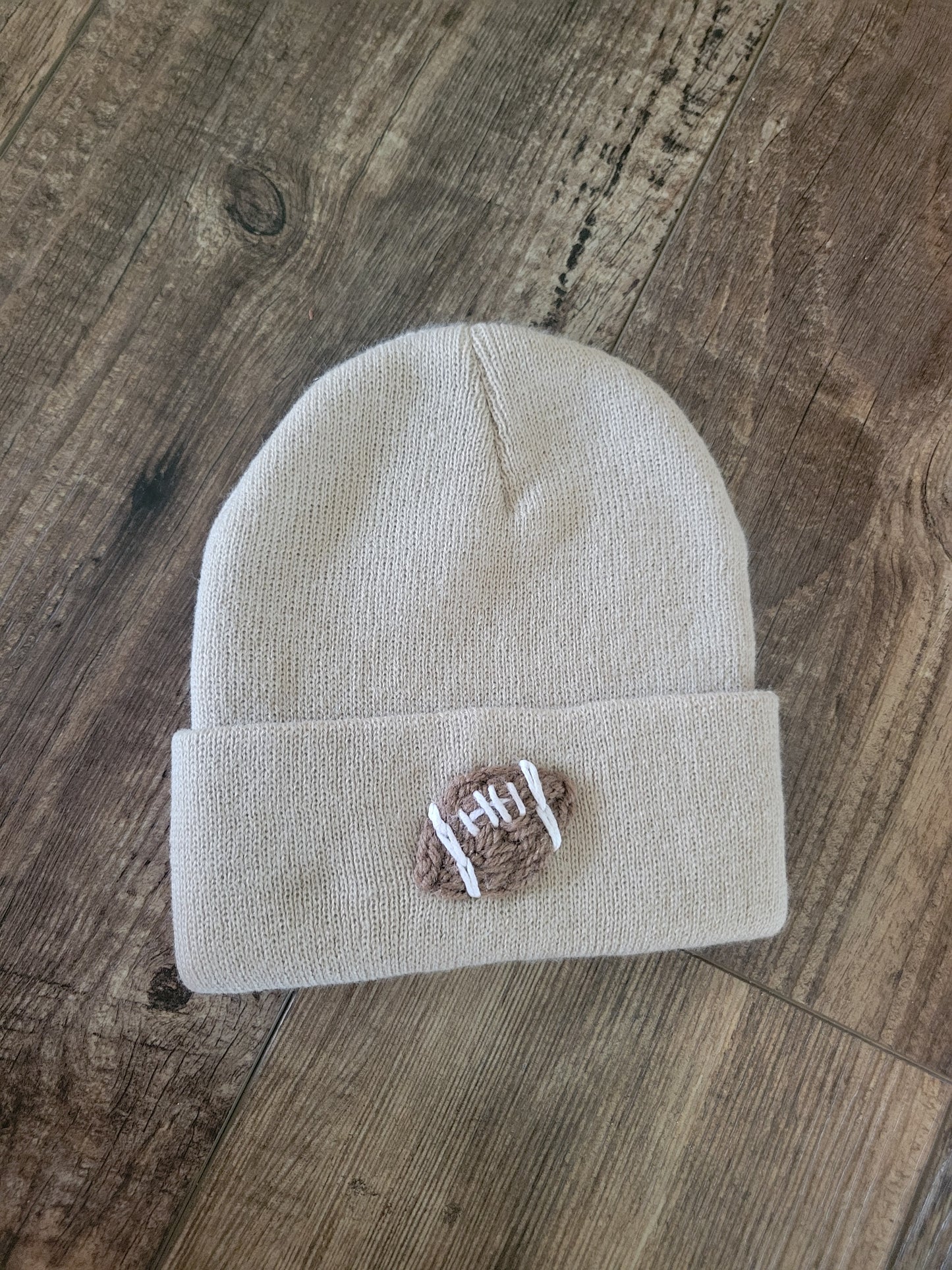 Winter Hat with Football